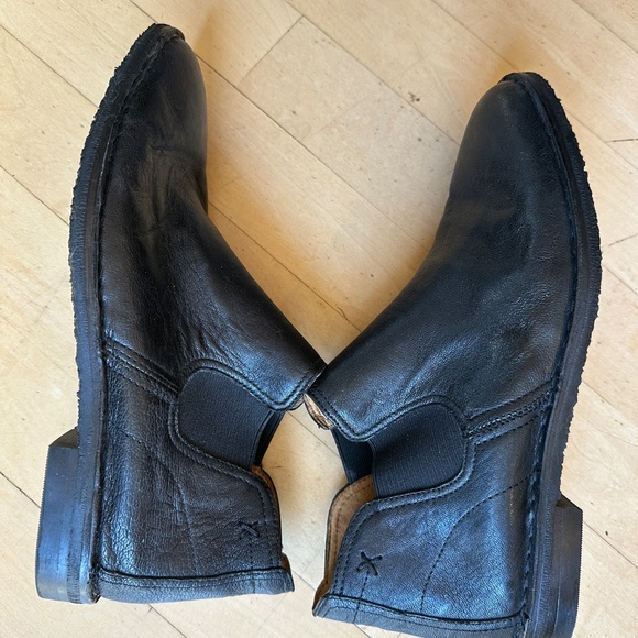 TRASK Chelsea black leather ankle boot, 7.5, CB2464 - Picture 4 of 7